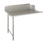 Thumbnail image #1 for John Boos Pro-Bowl CDT6-S72SBK-L 72-Inch Straight Clean Dish Table, Right-to-Left, 10-Inch Backsplash, 16-Gauge 300 Series Stainless Steel