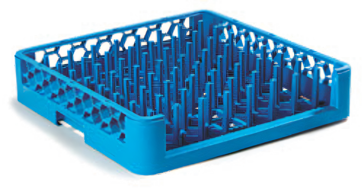 Product image #1 for OptiClean Full-Size Open-End Plate/Tray Peg Dishwasher Rack