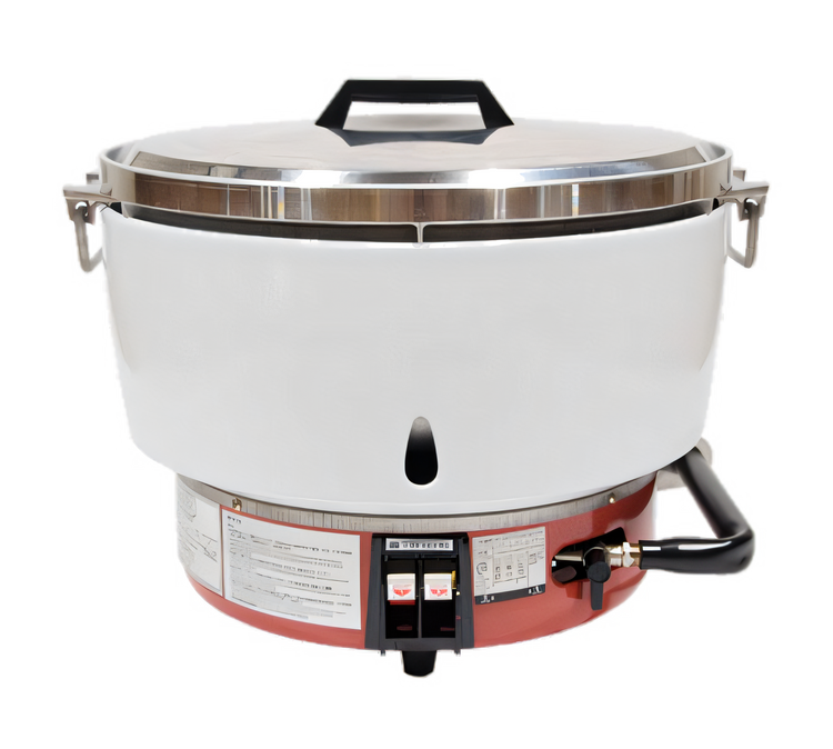 Product image #1 for RiceMaster Commercial Propane Gas Rice Cooker with Cook-and-Hold Operation, 55-Cup Uncooked Capacity