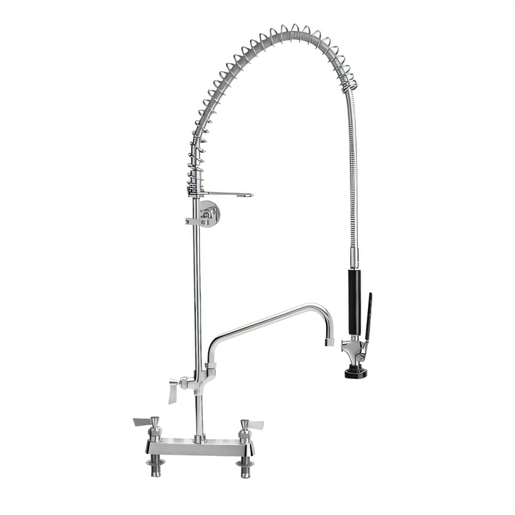 Product image #1 for Fisher Spring-Style Deck Mount Add-On Faucet Pre-Rinse Unit with 12-Inch Swing Spout