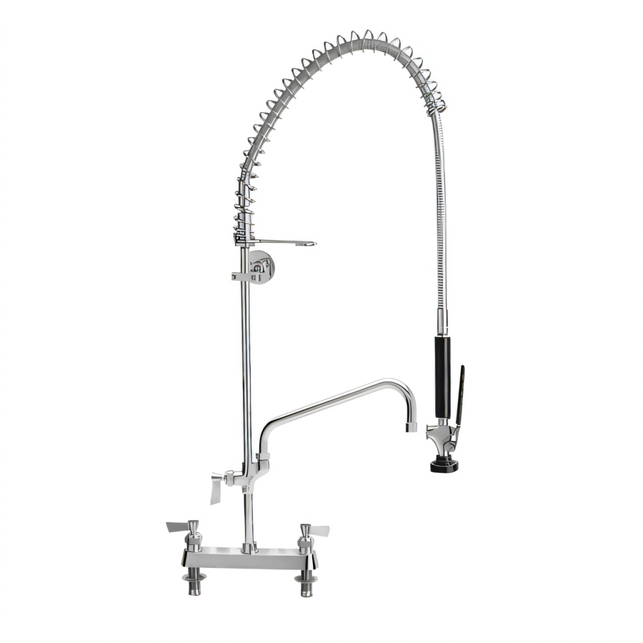 Product image #1 for Fisher Spring-Style Deck Mount Add-On Faucet Pre-Rinse Unit with 12-Inch Swing Spout