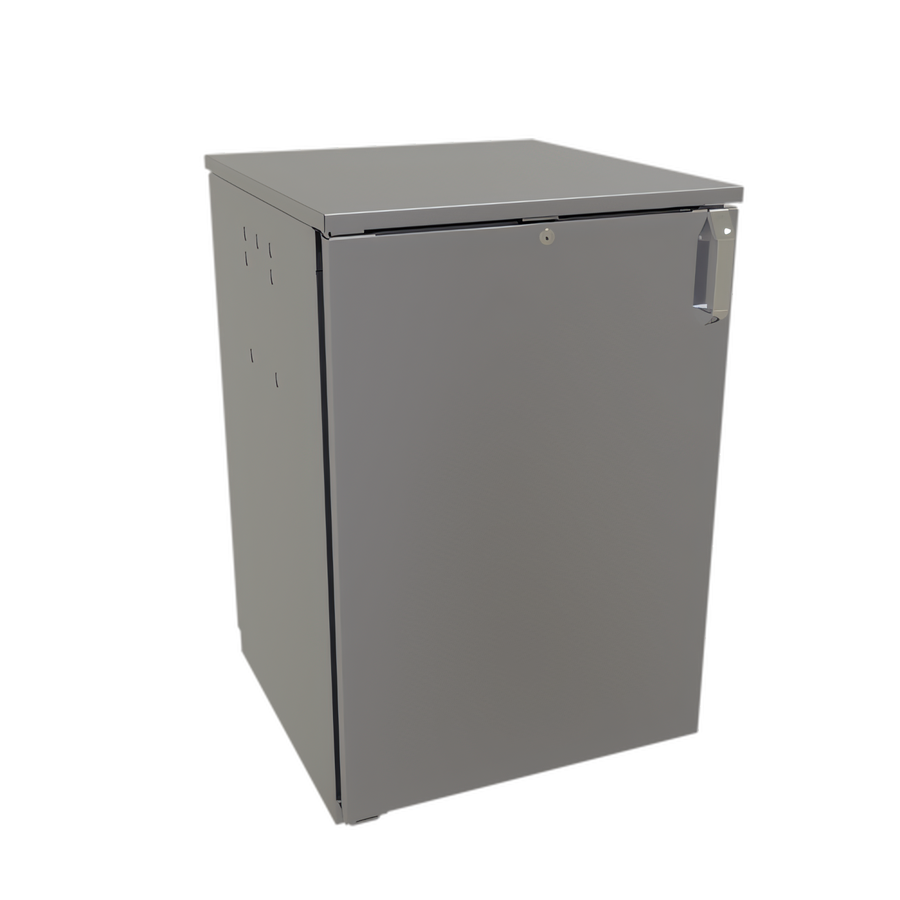 Product image #1 for Glastender CP1RB24 24-Inch Pass-Thru Back Bar Cooler, Remote Refrigeration, 2 Solid Swing Doors