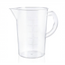 Thumbnail image #1 for Araven 3.1 Qt Clear Polypropylene Measuring Cup with Handle, Scale, and GN Size Indicator