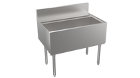 Stadium Series Underbar Ice Bin/Cocktail Unit, 36-Inch Wide, 110-Lb Ice Capacity