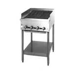 Thumbnail image #1 for Jade Range (Middleby) Supreme JB-24-F 24-Inch Gas Radiant Charbroiler with Open Stand, Cast Iron Grates, Stainless Steel Front & Sides