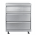 Thumbnail image #1 for KoolMore 32-Inch Enclosed Residential Outdoor Kitchen Cabinet with 3 Drawers, Stainless Steel