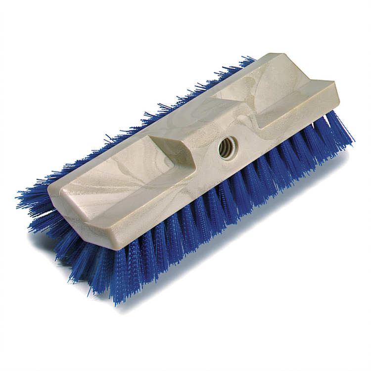 Product image #1 for Multi-Level Scrub Brush Head, 10 x 5 Inch Foam Block, Blue Polypropylene Bristles