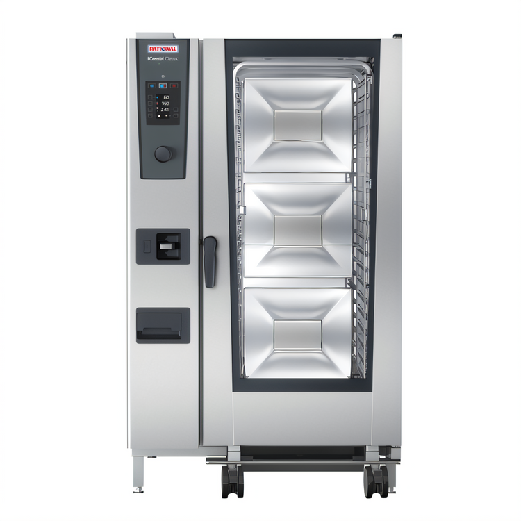 Product image #1 for RATIONAL iCombi Classic 20-Full Size Electric Combi Oven, Floor Model, 208/240V 3-Phase