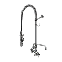T&S Brass EasyInstall Single Hole Deck Mount Pre-Rinse Unit with 12 Inch Swing Nozzle and 1.07 GPM Spray Valve