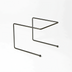 Thumbnail image #1 for American Metalcraft Large Square Rubber-Coated Steel Pizza Pan Rack Stand, 12 x 12 x 7 Inch, Black