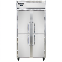 Continental Refrigerator 2FSENHD Slim Line Two-Section Half-Door Reach-In Freezer