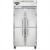 Thumbnail image #1 for Continental Refrigerator 2FSENHD Slim Line Two-Section Half-Door Reach-In Freezer