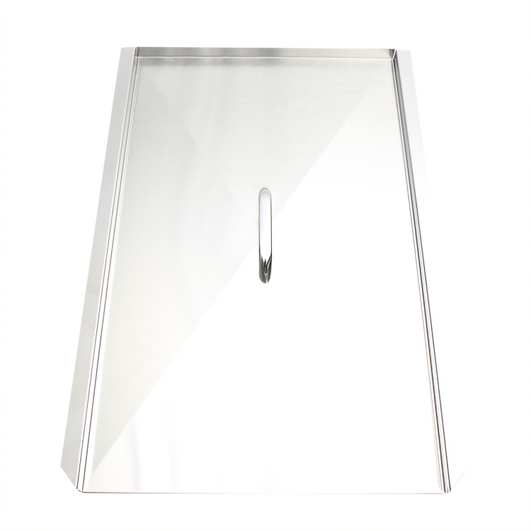 Product image #1 for Stainless Steel Frypot Cover for Basket-Lift Fryers, 14-1/4 x 20-1/2 Inches