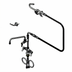Thumbnail image #1 for T&S Brass Double Pantry Deck Mount Pantry Faucet with 12-Inch Swing Nozzle and Add-On Faucet