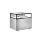 Thumbnail image #1 for Omcan USA 48562 48-Inch Full-Service Refrigerated Bakery Display Case, Flat Top, Straight Glass Front and Sides, Stainless Steel