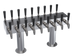 Thumbnail image #1 for Krowne Double-Sided 18-Faucet Glycol-Cooled T-Head Draft Beer Tower, 30-Inch, Brushed Stainless Steel