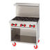 Thumbnail image #1 for American Range 36-Inch Gas Restaurant Range with 6 Open Burners and Storage Base