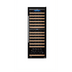 Thumbnail image #1 for Omcan Vinovero 25-Inch Dual Zone Commercial Wine Cooler, 126-Bottle Capacity, Locking Black Glass Door