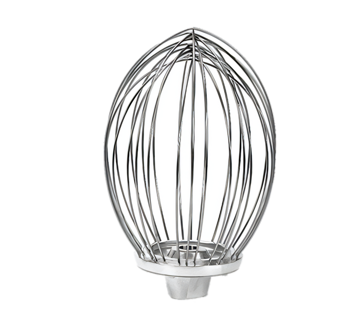 Product image #1 for Globe 60 Qt Stainless Steel Wire Whip Attachment for Planetary Pizza Mixer