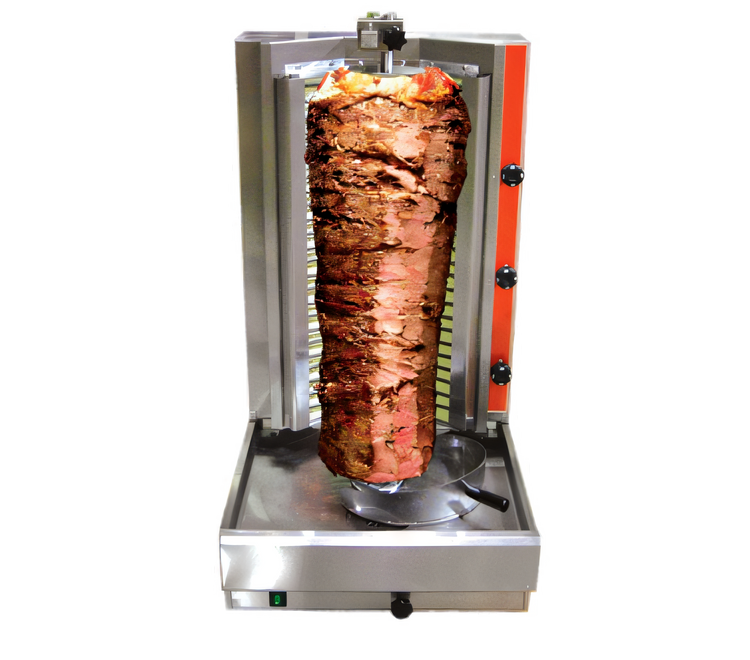 Product image #1 for Omcan USA Electric Shawarma Grill / Doner Kebab Vertical Broiler, 66 lb. Capacity