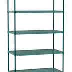Thumbnail image #1 for Metro Super Erecta Pro PR-2460K3-86-S5 Stationary Starter Wire Shelving Unit, 60"W x 24"D x 86"H, 5-tier, 600 lb. capacity per shelf, 2000 lb.