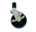 Thumbnail image #1 for John Boos 5-Inch Heavy-Duty Locking Stem Casters for 1-5/8-Inch Diameter Legs, Set of 6