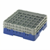 Thumbnail image #2 for Cambro Camrack Full Size 36-Compartment Low Profile Glass Rack with 2 Soft Gray Extenders