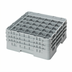 Thumbnail image #2 for Cambro Camrack® Full-Size 36-Compartment Glass Rack with 3 Soft Gray Extenders