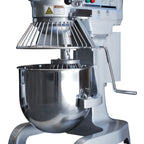 Thumbnail image #1 for Serv-Ware PM10LA 10-Quart Floor Planetary Dough Mixer, Gear-Driven, 3-Speed, Cast Iron, Stainless Steel Bowl Guard