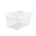Thumbnail image #1 for Winco PFSH-9 Half-Size Clear Polycarbonate Food Storage Box, 5 Gallon