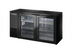 Thumbnail image #1 for True Mfg. - General Foodservice TBB24-60-2G-Z1-BST-B-1 Back Bar Coolers