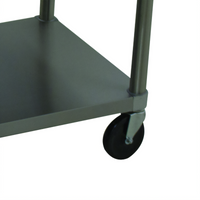Advance Tabco Set of 4 5-Inch Swivel Casters for Hot & Cold Food Tables with Undershelf, 2 Braked