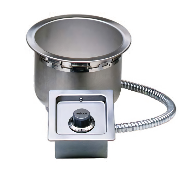 Product image #1 for Wells SS-8TUCI 7-Quart Round Drop-In Food Warmer, Fully Insulated, Thermostatic, 208/240V