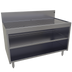 Thumbnail image #1 for Glastender 48-Inch Stainless Steel Underbar Drainboard with Open Front Cabinet Base