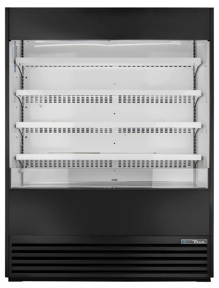 Product image #1 for True 60-Inch Vertical Air Curtain Merchandiser Open-Air Cooler with 4 Adjustable Shelves