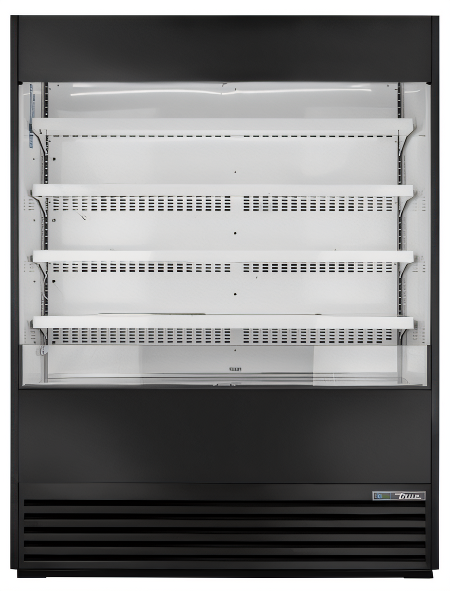 Product image #1 for True 60-Inch Vertical Air Curtain Merchandiser Open-Air Cooler with 4 Adjustable Shelves