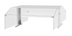 Thumbnail image #1 for Turbo Air 36-1/4-Inch Double-Sided Stainless Steel Sneeze Guard for JBT-36 Food Bar