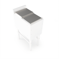 John Boos Standard Sliding Ice Bin Lid for 12 x 21 Inch Underbar Ice Bins