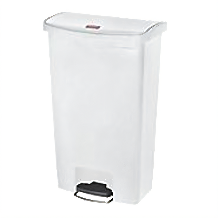 Product image #1 for Rubbermaid Slim Jim 18 Gallon White Front-Step Resin Utility Container