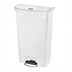 Thumbnail image #1 for Rubbermaid Slim Jim 18 Gallon White Front-Step Resin Utility Container