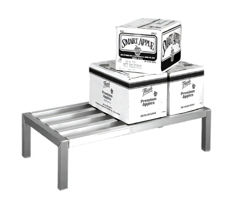 Product image #1 for Lifetime Series Heavy-Duty Aluminum Dunnage Rack, 24 x 60 x 12 Inches, 4000 lb. Capacity