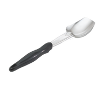 Vollrath Ergo Grip™ Heavy Duty 13-5/16 Inch Solid Serving Spoon with Black Nylon Handle