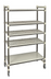 Thumbnail image #1 for Cambro Camshelving Elements XTRA High Density Top Rail 5-Tier Mobile Starter Shelving Unit, 21 x 60 x 80 Inches
