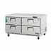 Thumbnail image #1 for Everest ETBWR2-D4 Two-Section Drawered Undercounter/Worktop Refrigerator, 18 Cu. Ft., 4 Drawers
