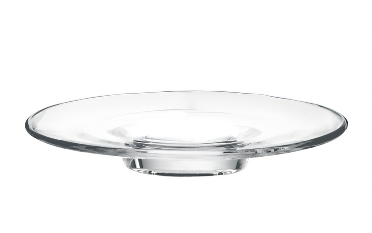 Product image #1 for Ocean Kenya Round Clear Glass Espresso Saucer, 4-1/4 Inch