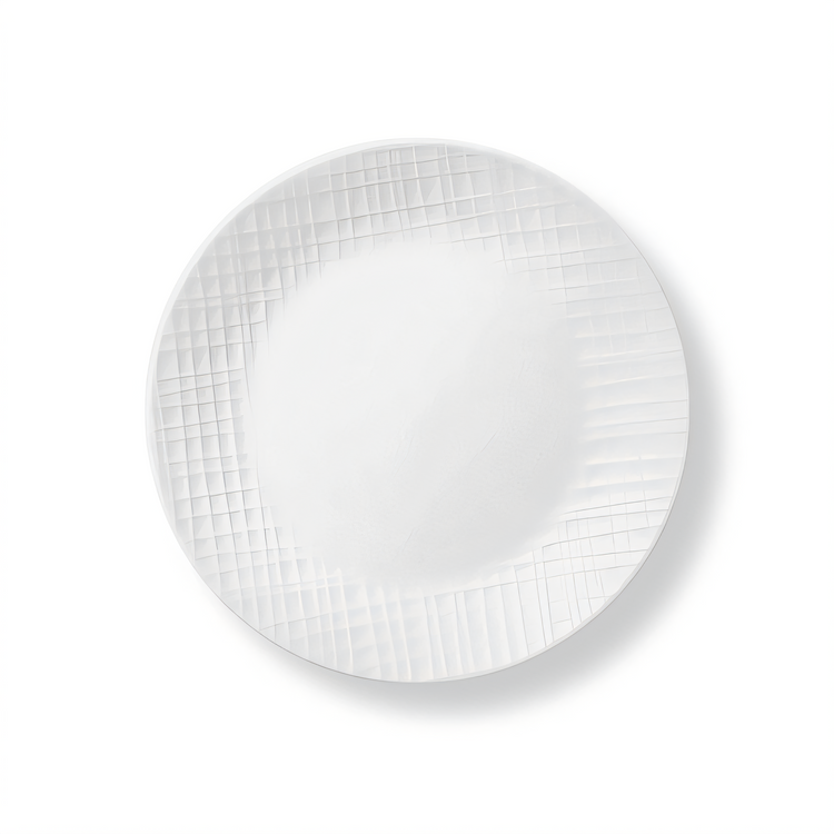Product image #1 for Corelle Essentials Woven Design Round Salad Plate, 8-1/2 Inch, White Vitrelle Glass, Case of 24
