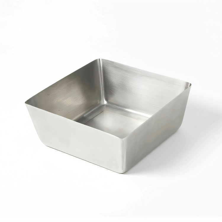 Product image #1 for Square Stainless Steel Mixing Bowl, 146 oz., Satin Finish