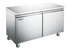 Thumbnail image #1 for Aurora 2-Section Undercounter Reach-In Freezer with Solid Doors, 11.3 Cu. Ft., Rear-Mounted Self-Contained Refrigeration