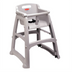 Thumbnail image #1 for Rubbermaid Commercial Products FG780508PLAT Sturdy Chair Restaurant High Chairs