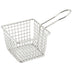 Thumbnail image #1 for Winco Mini Square Fry Basket, 4 x 4 x 3 Inch, 18/8 Stainless Steel